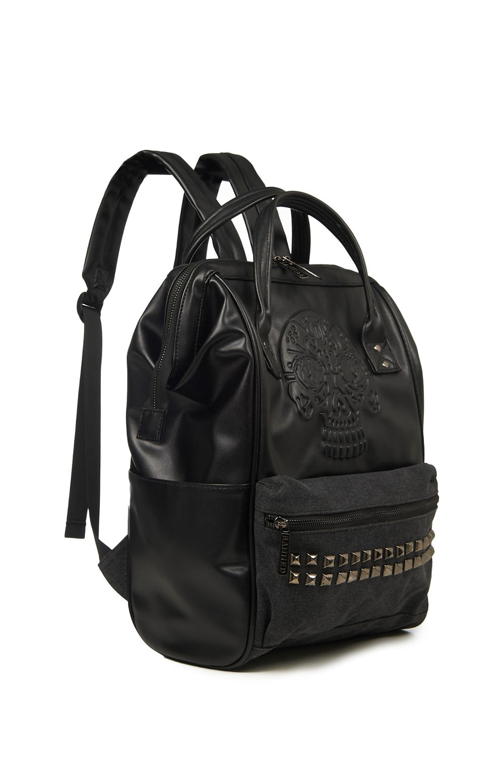 Androginy Sugar Skull Black Backpack – Banned Apparel