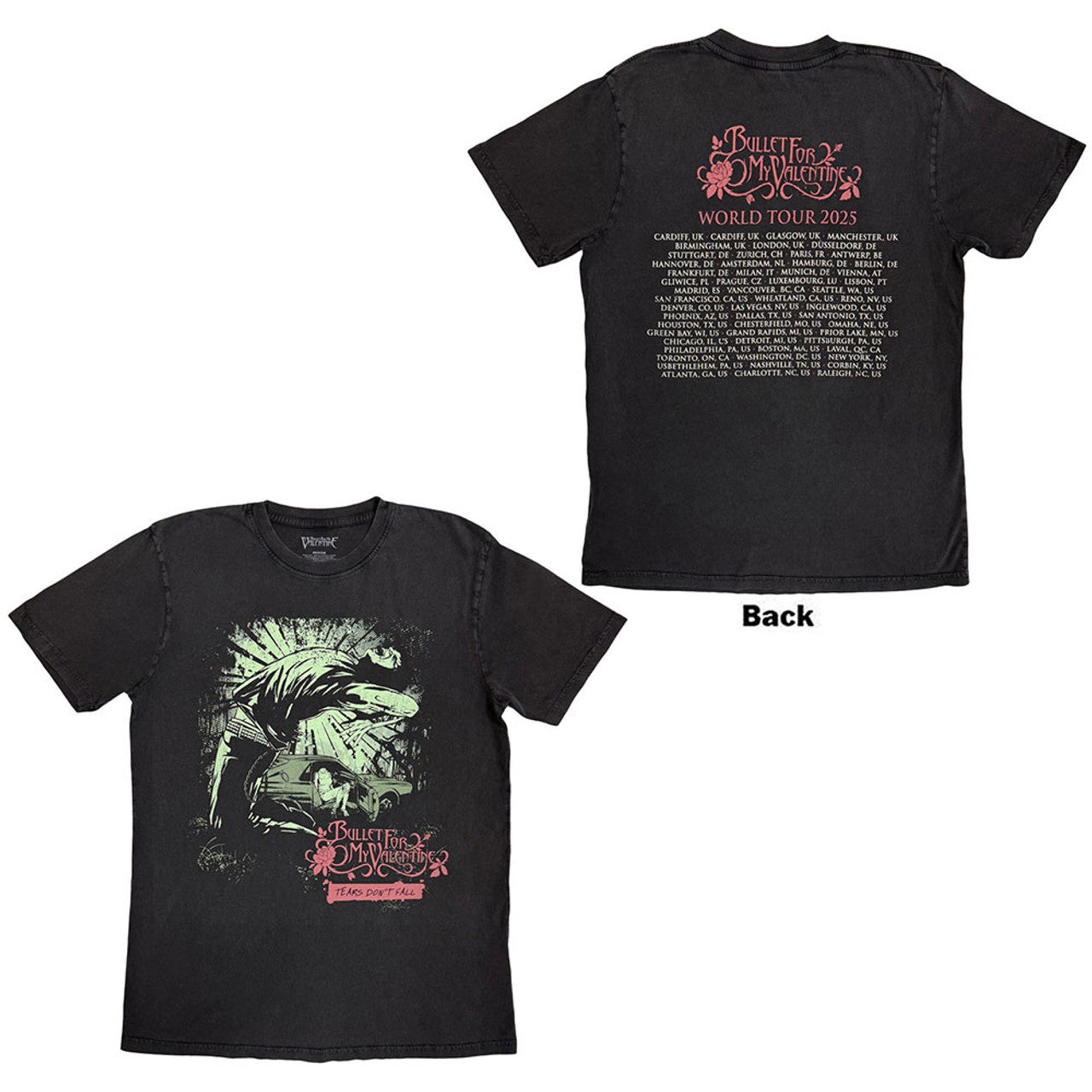 Bullet For My Valentine Tears Don't Fall T-Shirt