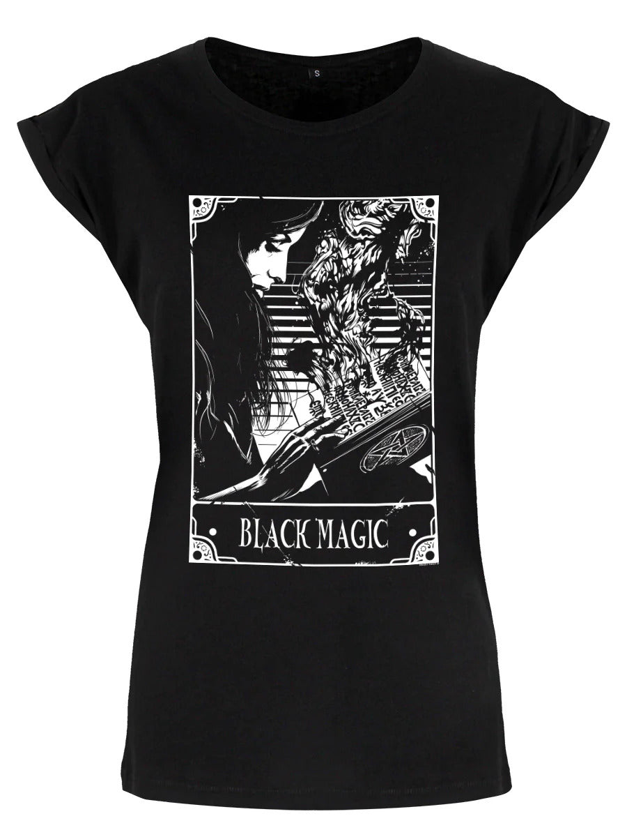 Deadly Tarot - Black Magic Ladies T-Shirt | Grindstore