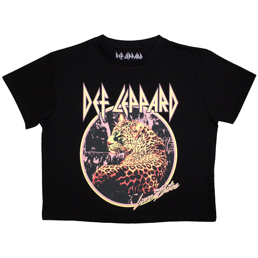 Def Leppard Love Bites Crop Top