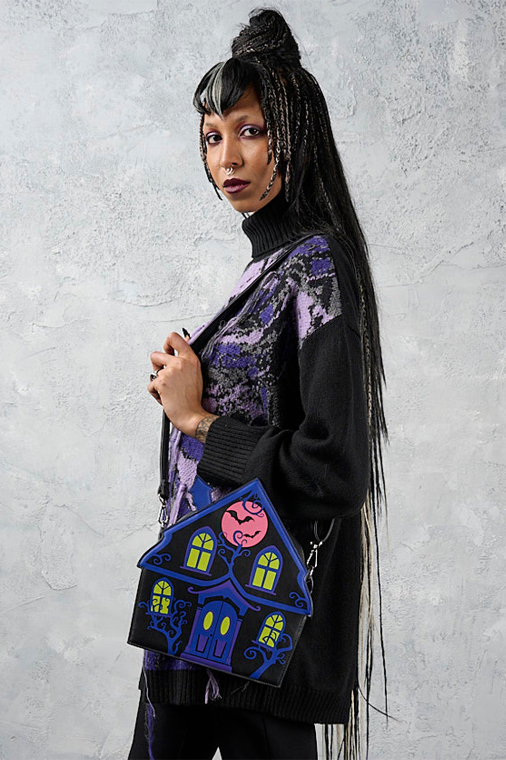 Ghost House Crossbody Bag | Banned Apparel