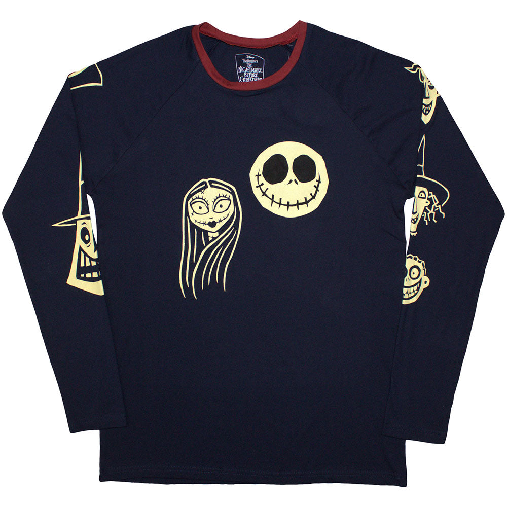 The Nightmare Before Christmas Faces AOP Longsleeve T-shirt