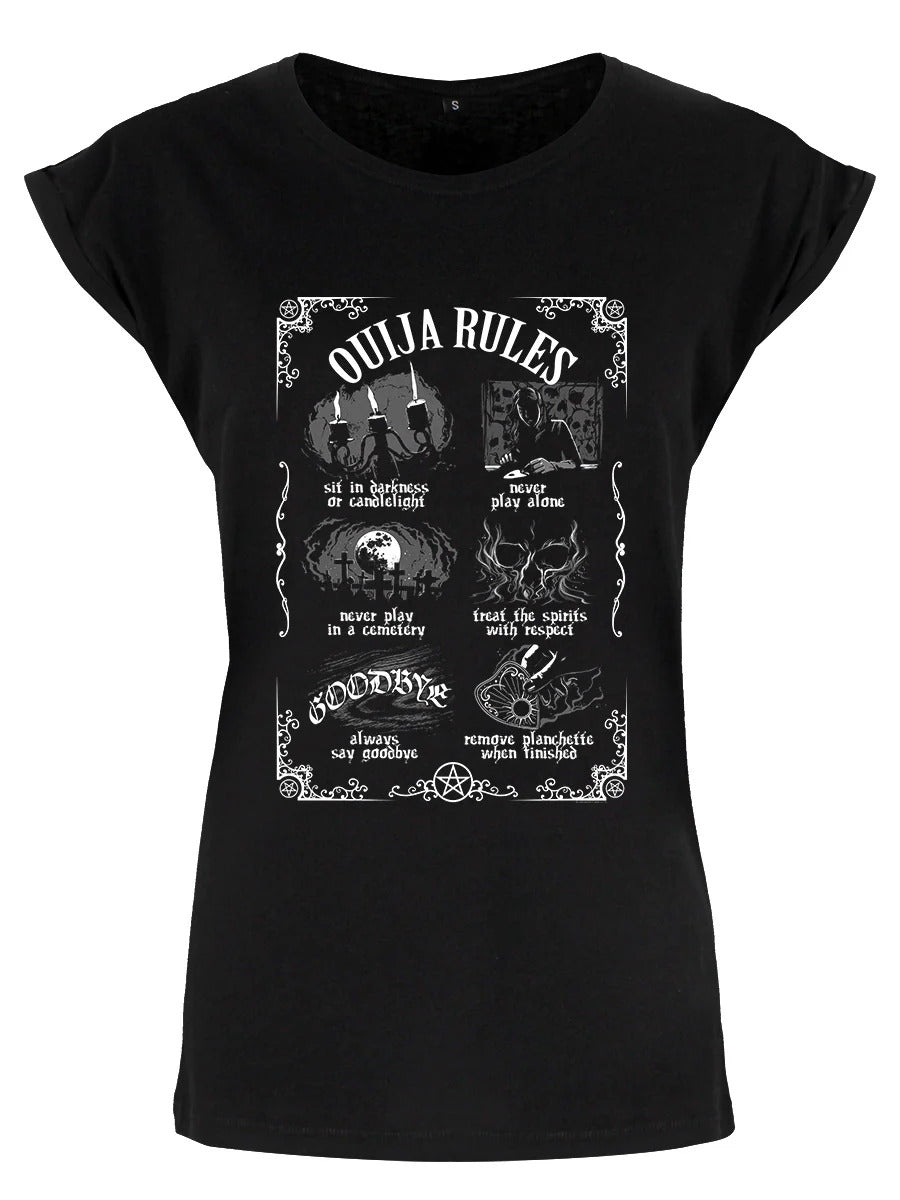 Ouija Board Rules Ladies T-Shirt | Grindstore