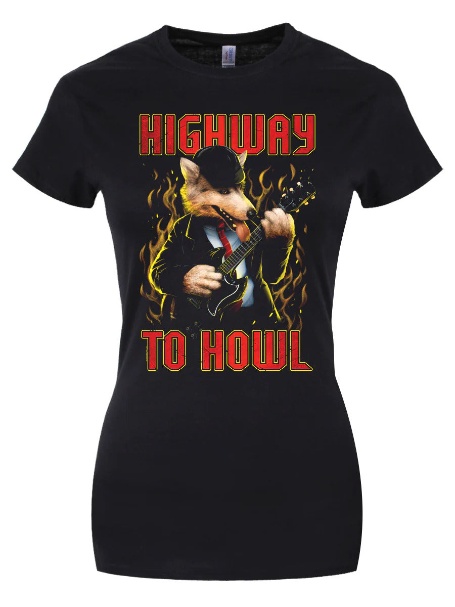 Playlist Pets Highway To Howl Ladies T-Shirt | Grindstore