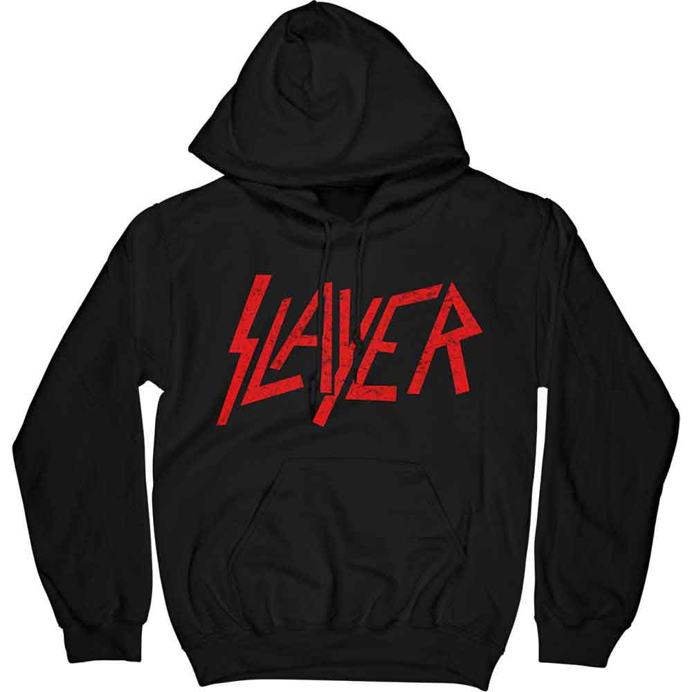 Slayer Distressed Logo Hoodie