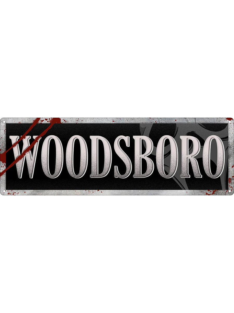 Woodsboro Slim Tin Sign | Grindstore