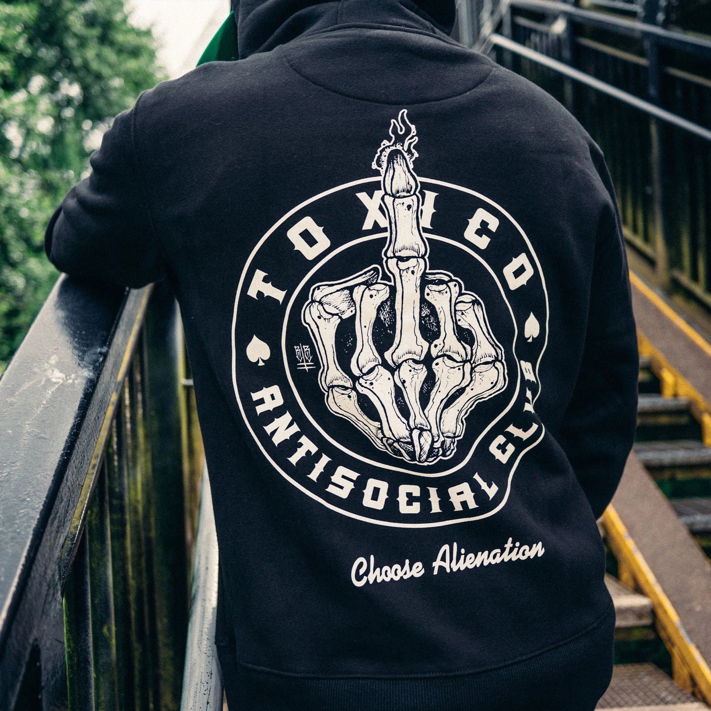 Anti Social Alienation Ziphood | Toxico Clothing