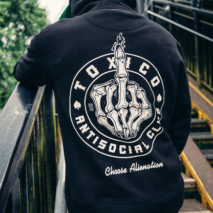 Anti Social Alienation Ziphood | Toxico Clothing