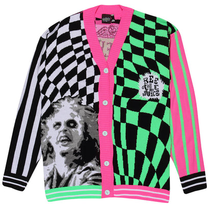 Beetlejuice Showtime Strange And Unusual Knitted Cardigan