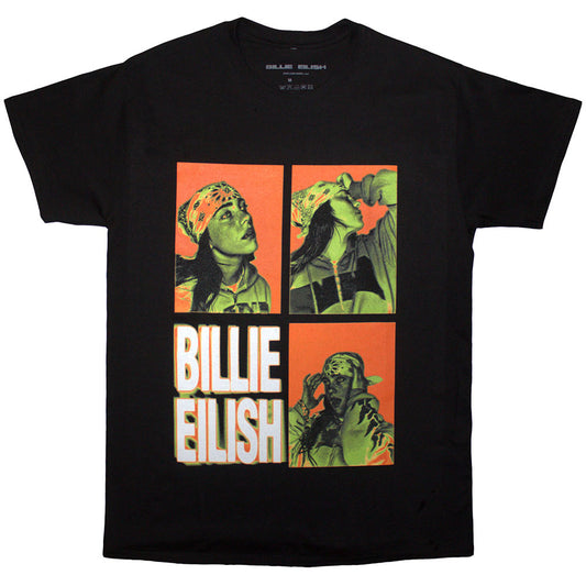 Billie Eilish 3 Photo Logo T-shirt