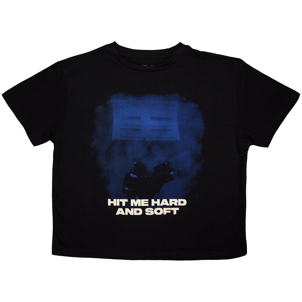 Billie Eilish HMHAS Blue Lines Crop Top
