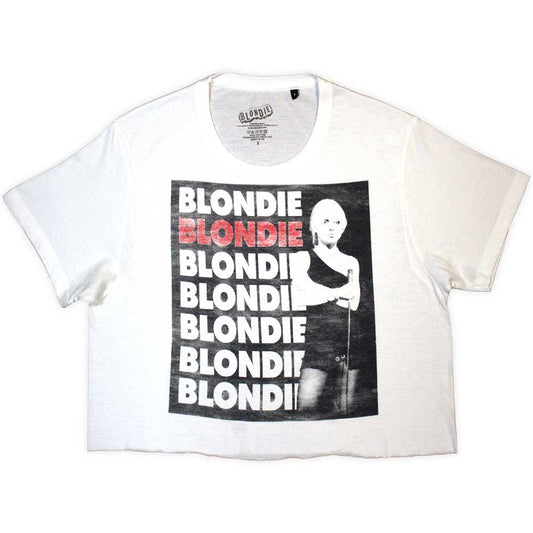 Blondie Stacked Logo Crop Top