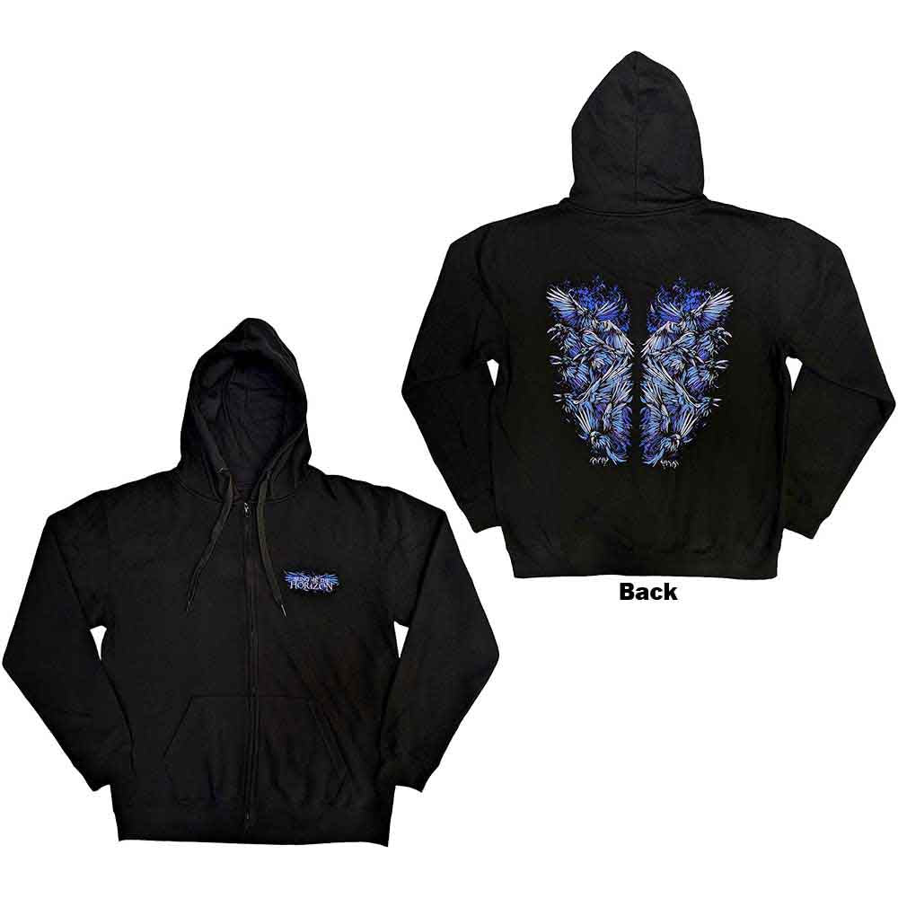 Bring Me The Horizon Blue Crow Wings Hoodie