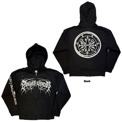 Bring Me The Horizon Metal Logo Genxsis Zip Up Hoodie