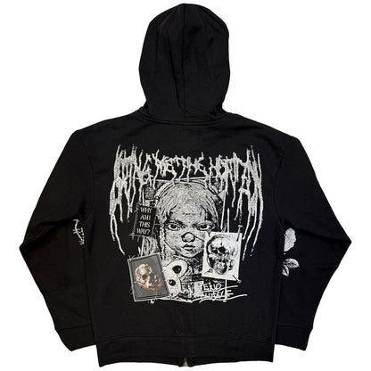 Bring Me The Horizon Nailed Symbol Zip Up Hoodie