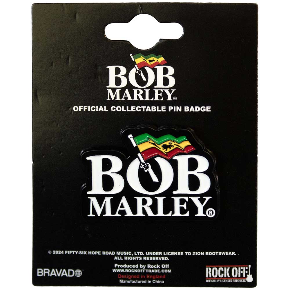 Bob Marley Logo Pin