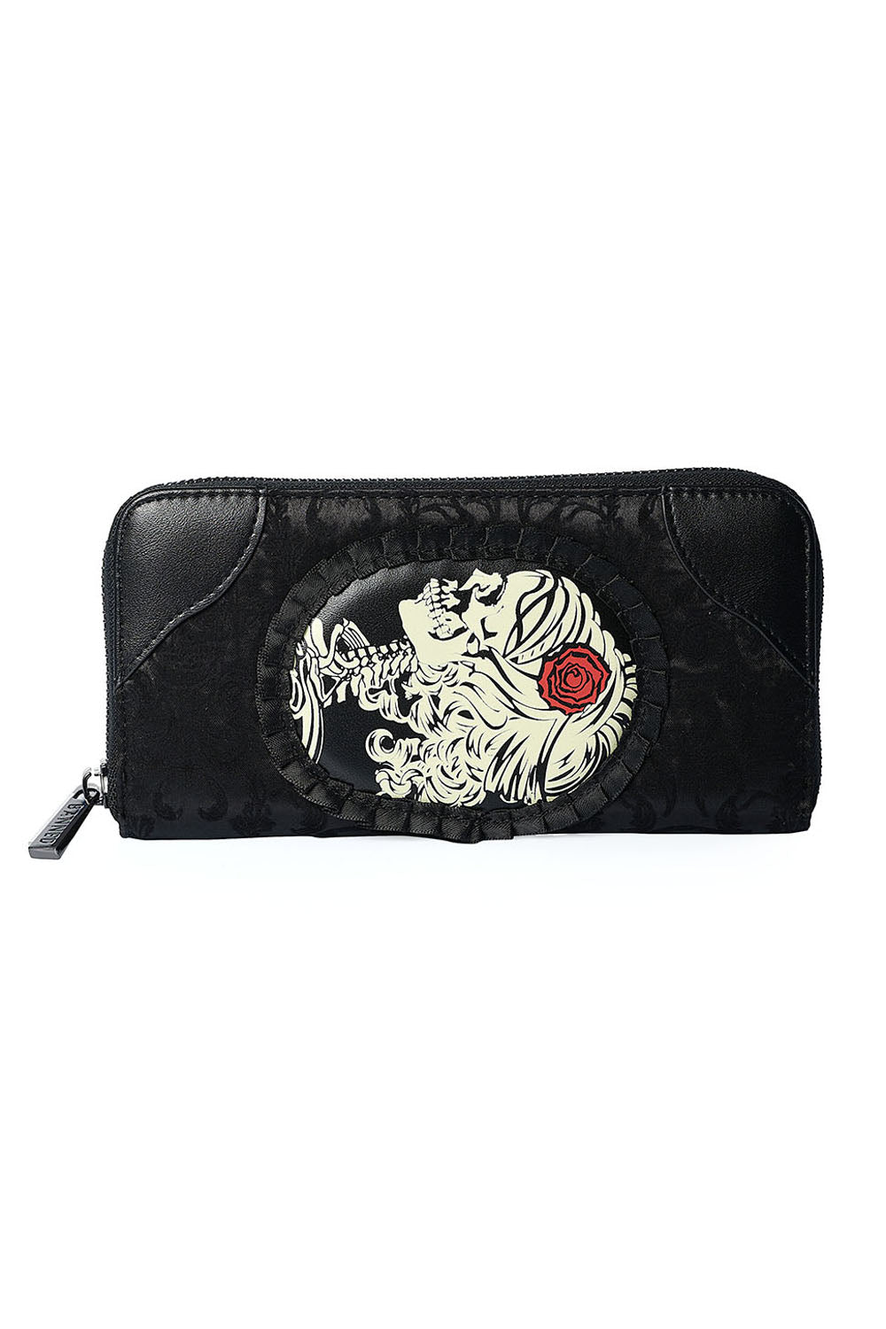 Vine Black Cameo Lady Lace Purse | Banned Apparel