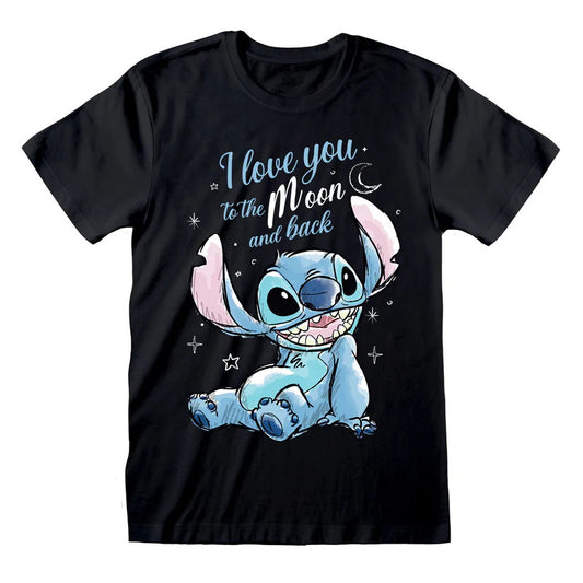 Disney Lilo And Stitch I Love You To The Moon And Back T-shirt