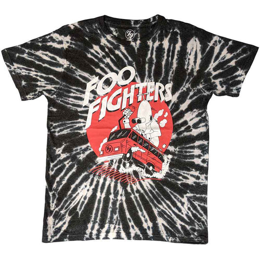 Foo Fighters Speeding Bus T-shirt (Black) (Wash Collection)