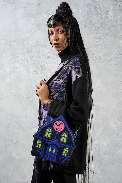 Ghost House Crossbody Bag | Banned Apparel