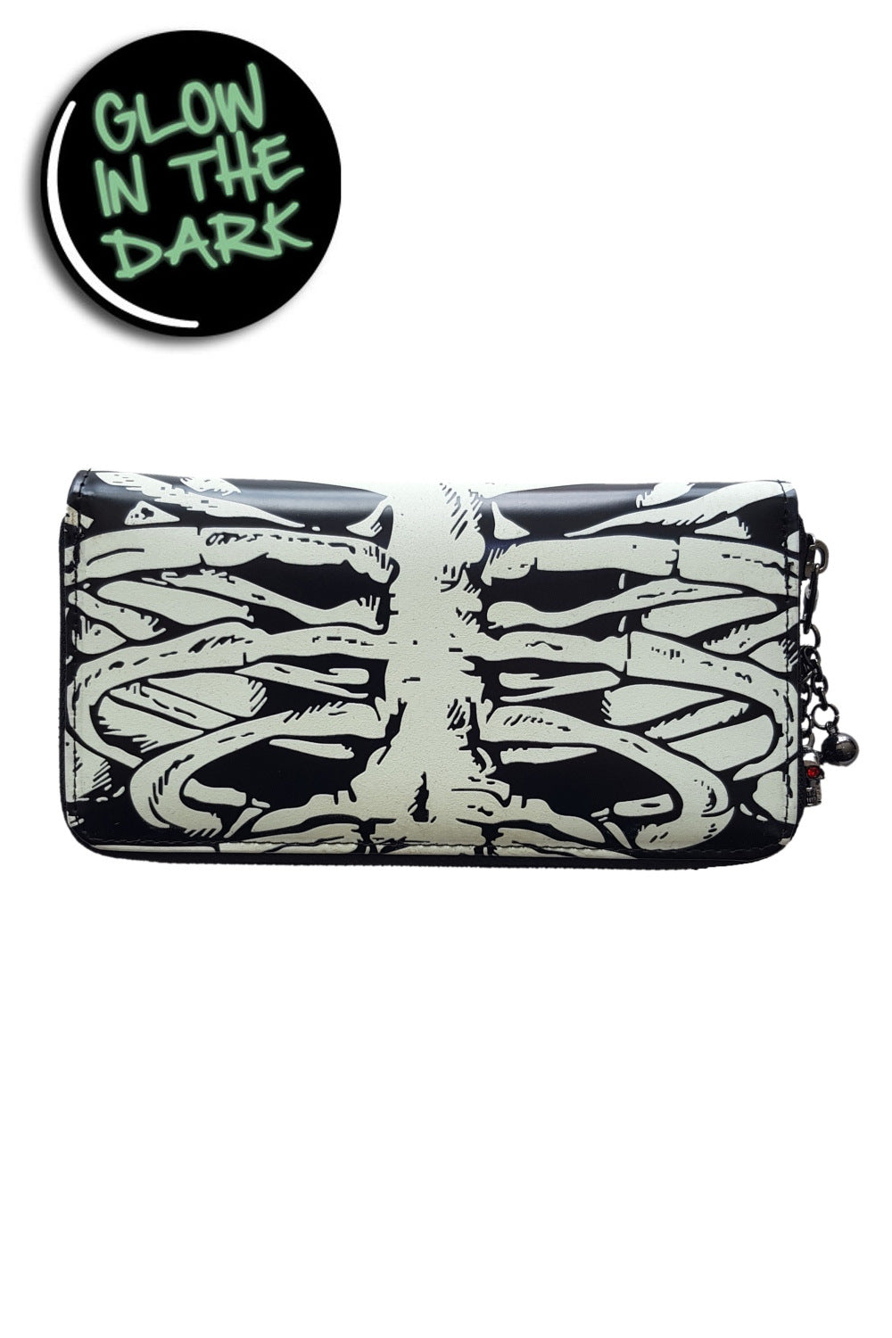 Glow In The Dark Skeleton Purse - Banned Apparel