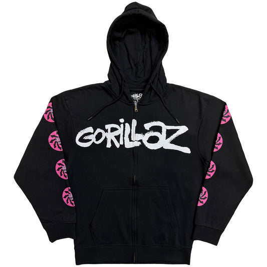 Gorillaz Repeat Pazuzu Zip Up Hoodie