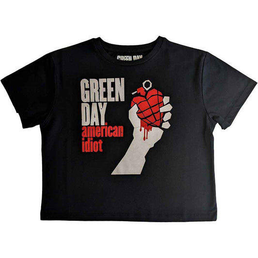 Green Day American Idiot Crop Top
