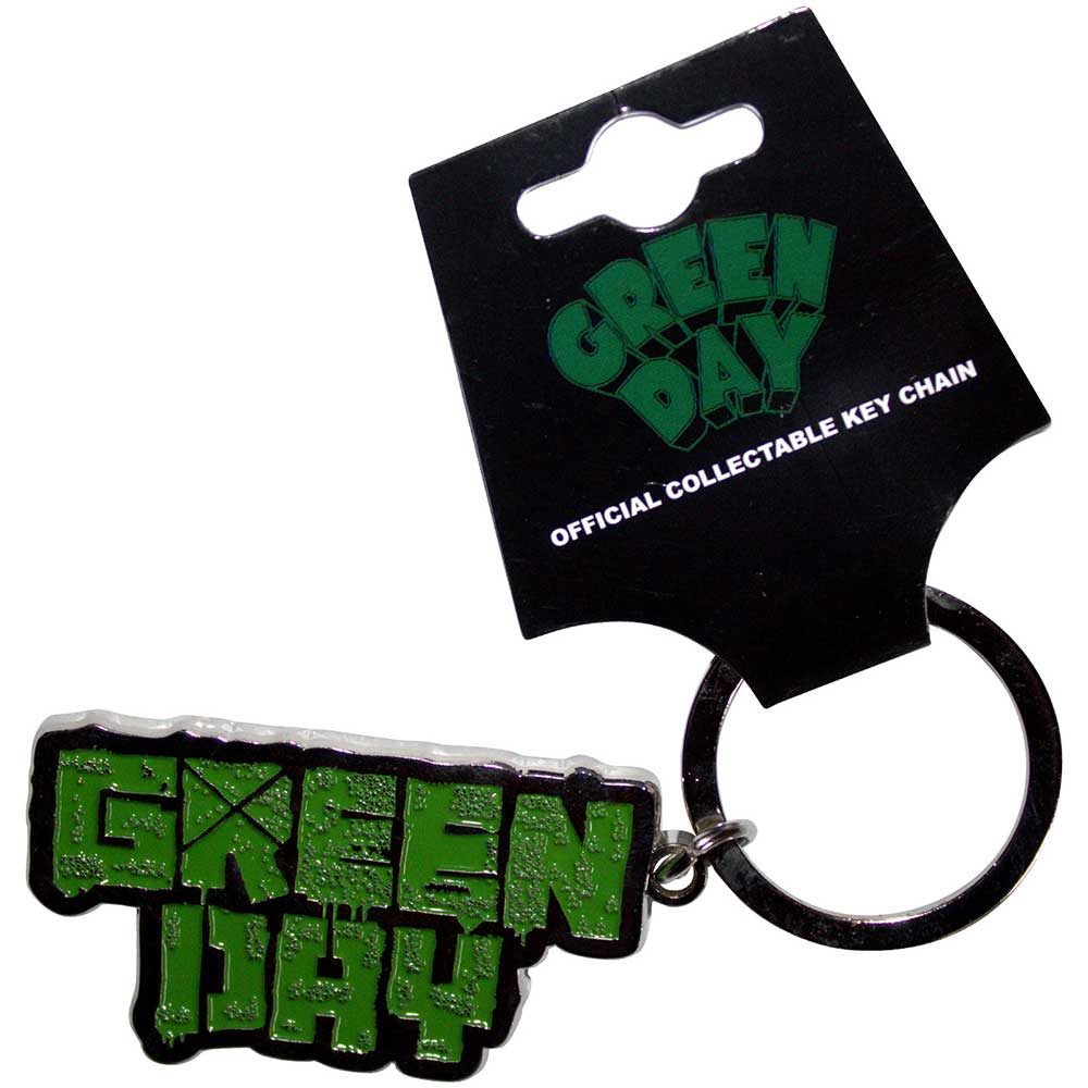 Green Day Band Logo Keyring