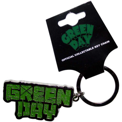 Green Day Band Logo Keyring