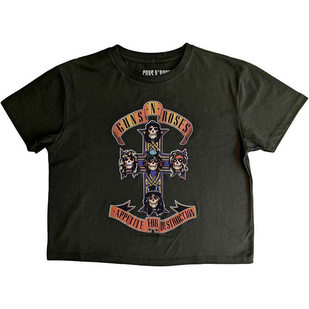 Guns N Roses Appetite For Destruction Crop Top