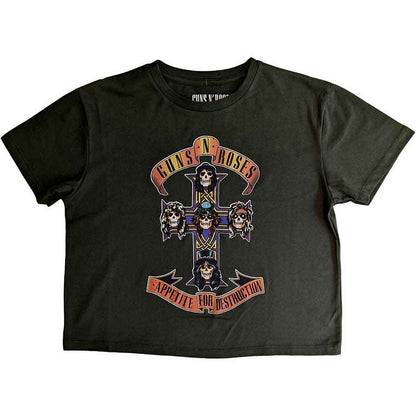 Guns N Roses Appetite For Destruction Crop Top