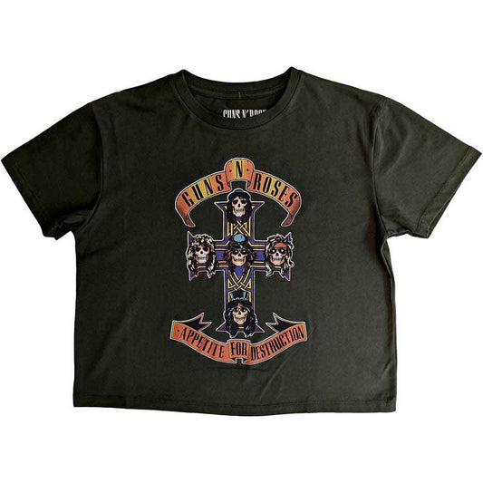 Guns N Roses Appetite For Destruction Crop Top