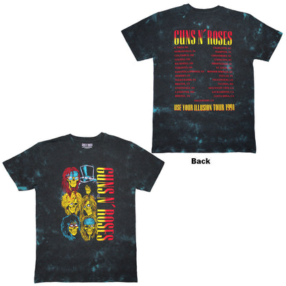 Guns 'N' Roses UYI Tour '91 T-shirt (Black) (Wash Collection)