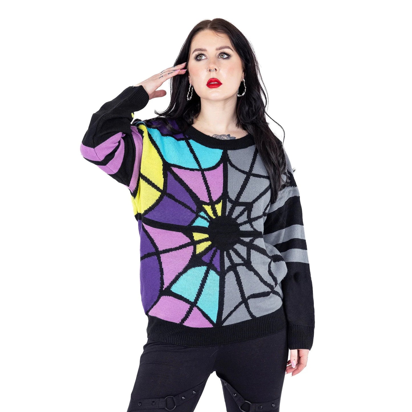 Shard Jumper Multicoloured By Heartless