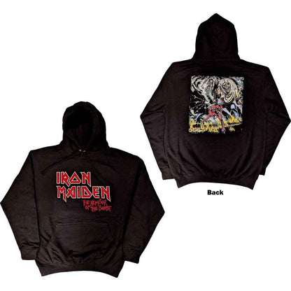 Iron Maiden NOTB Vintage Logo Faded Edge Album Hoodie