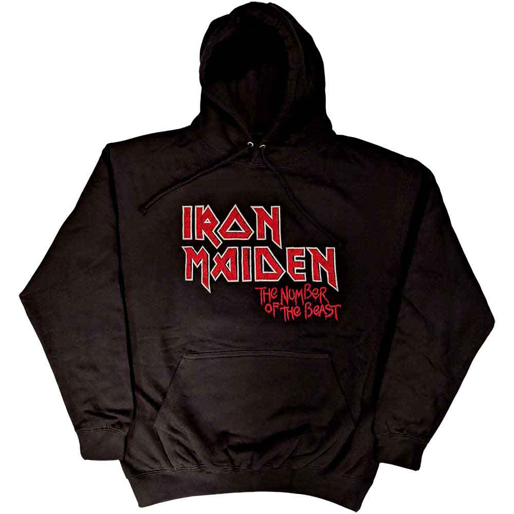 Iron Maiden NOTB Vintage Logo Faded Edge Album Hoodie