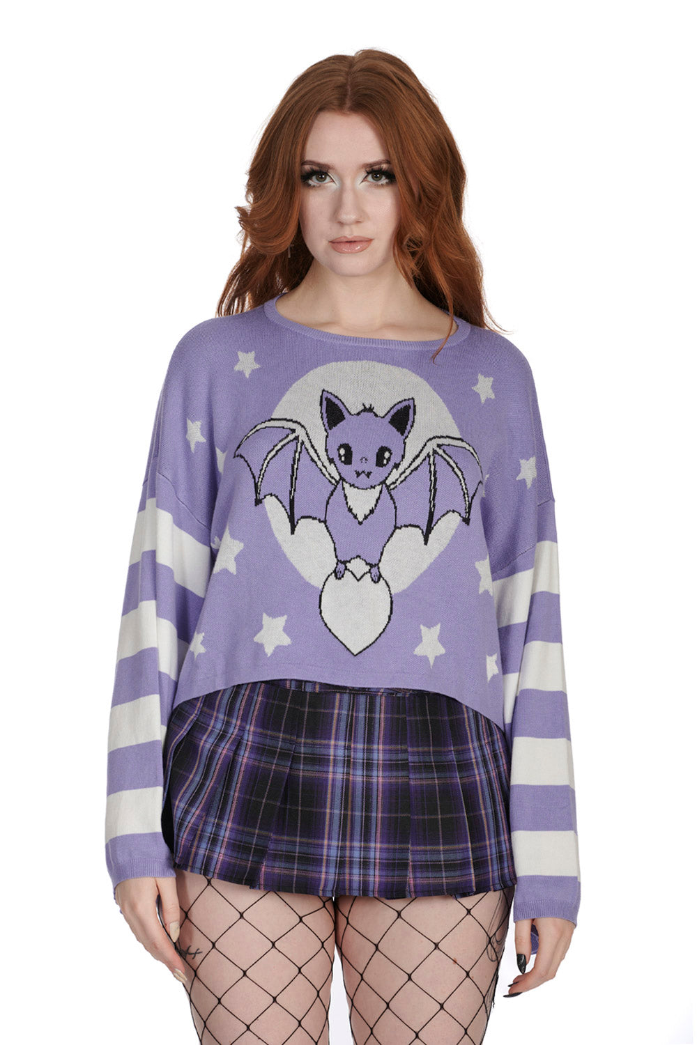 Kamiko Jumper in Purple - Banned Apparel