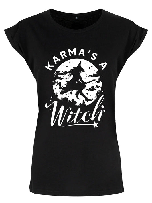 Karma's A Witch Ladies T-Shirt | Grindstore
