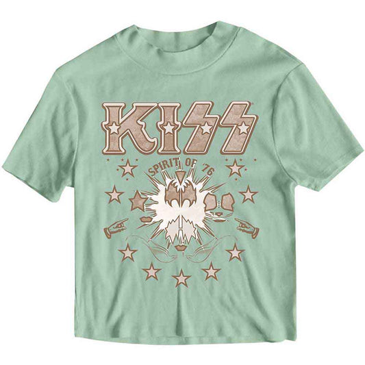 Kiss Spirit Of '76 Crop Top