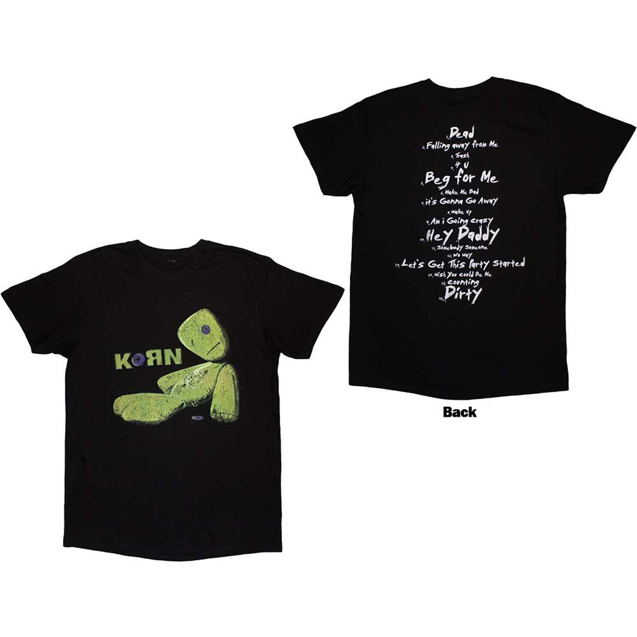 Korn Issues Tracklist T-Shirt