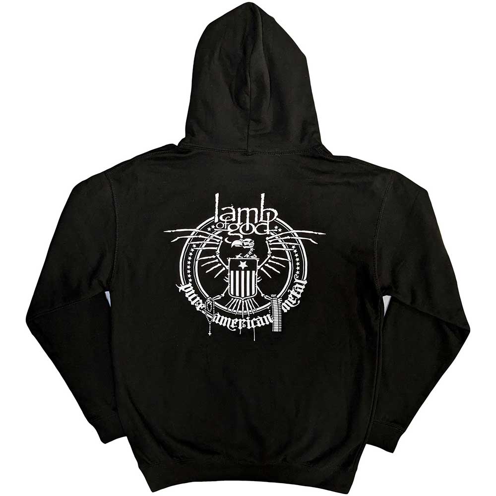 Lamb Of God Skeleton Eagle Hoodie