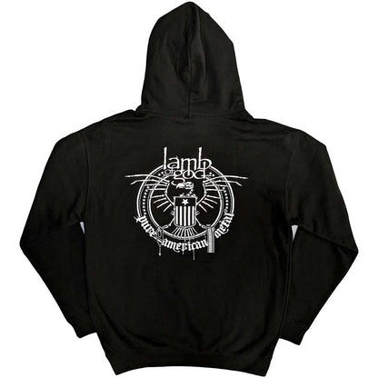Lamb Of God Skeleton Eagle Hoodie