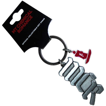 My Chemical Romance MCR Logo Candle Charm Keyring