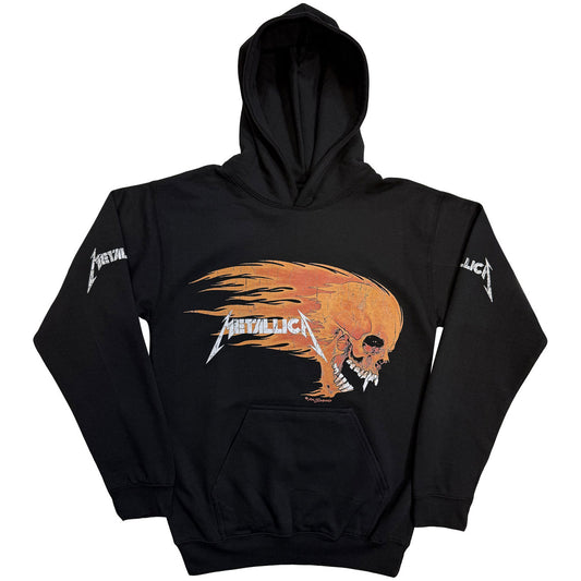 Metallica Worn Pushead Flaming Skull Hoodie