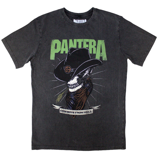 Pantera Skeleton Cowboy T-Shirt (Wash Collection)