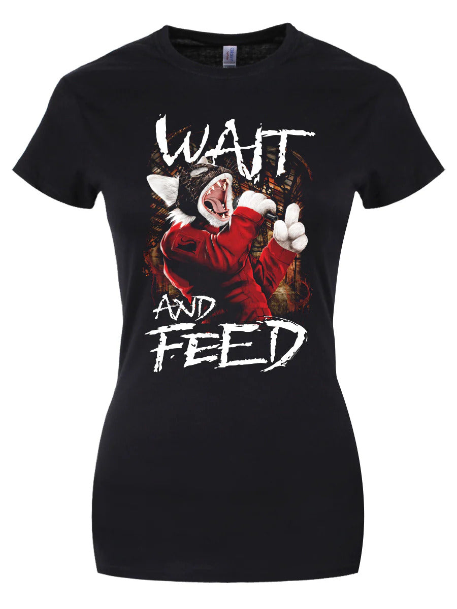 Playlist Pets Wait And Feed Ladies T-Shirt | Grindstore