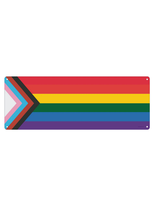 Progress Pride Slim Tin Sign | Grindstore