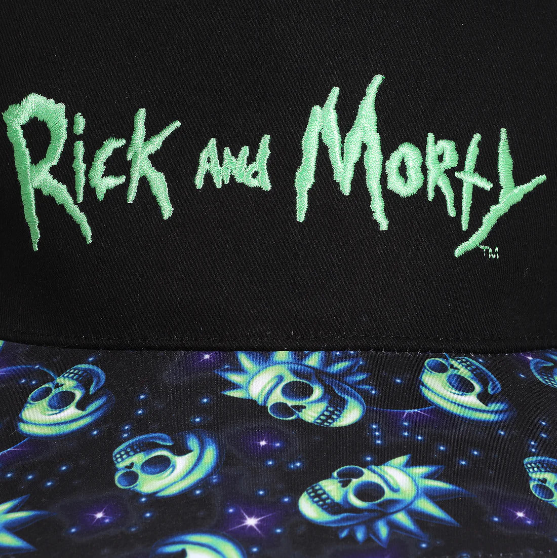 Rick And Morty Neon Logo Baseball Cap