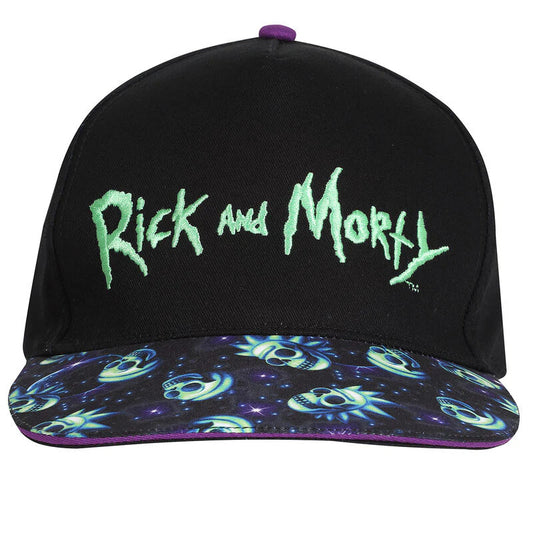 Rick And Morty Neon Logo Baseball Cap
