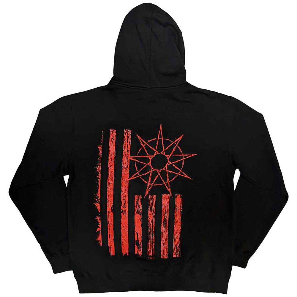 Slipknot 9 Point Flag Hoodie